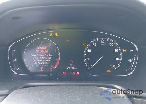 2019 Honda Accord Ex-L 2.0T z USA, uszkodzony, nr VIN 1HGCV2F54KA022790